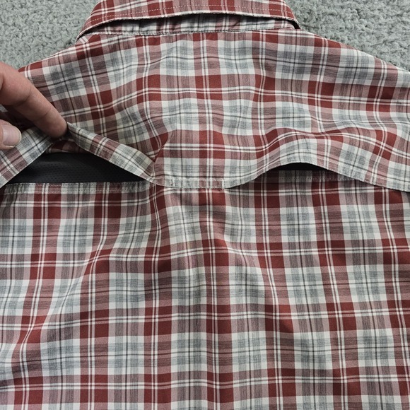 Croft & Barrow Shirt Mens Large‎ Plaid Quick Dry Vented Fishing Hiking Outdoors - Picture 10 of 13